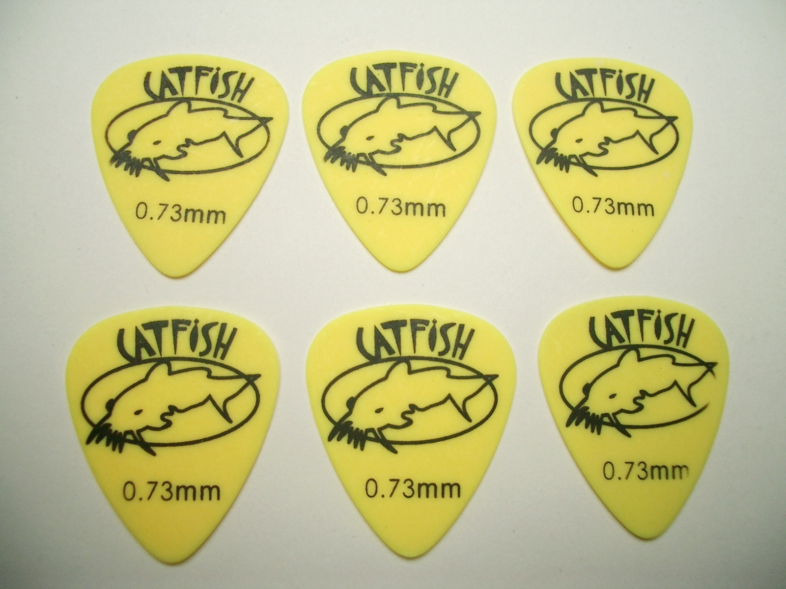 6 Catfish Texacs Picks Plektren 0,73 mm Plektrum
