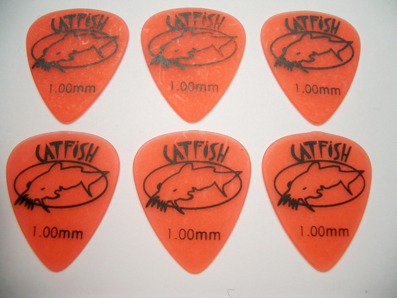 6 Catfish Texacs Picks Plektren 1,00 mm Plektrum