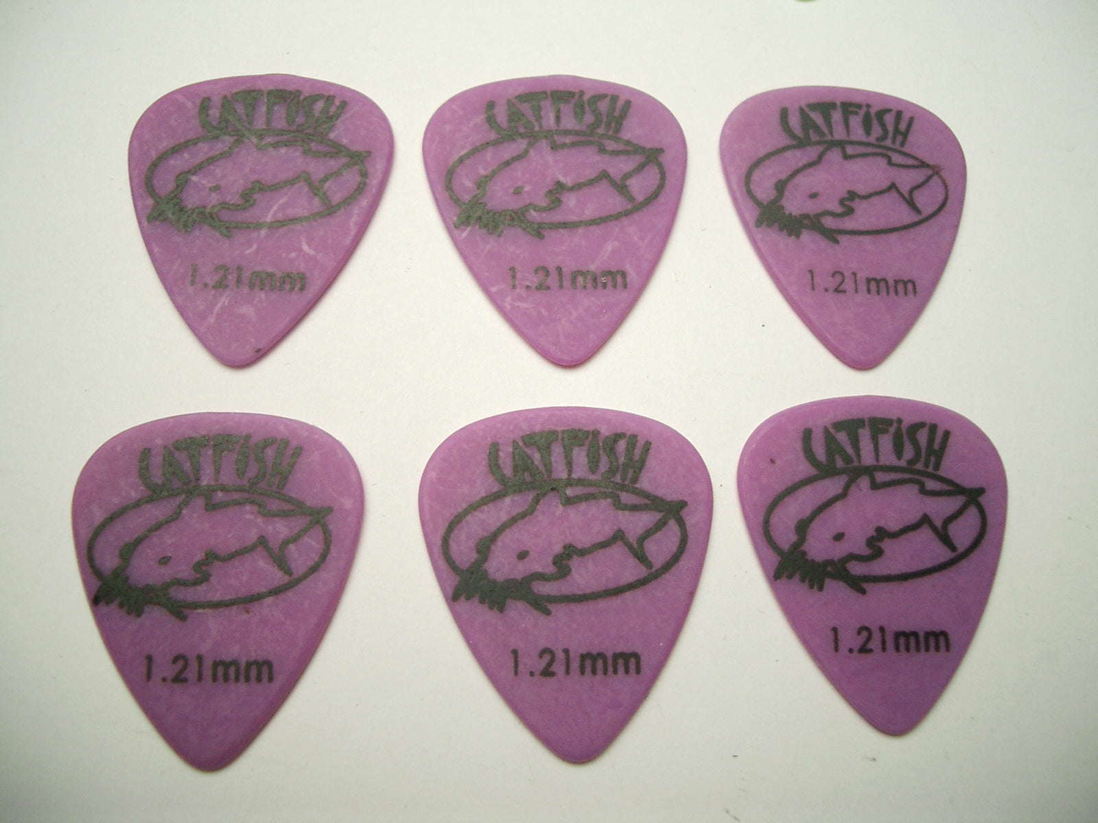 6 Catfish Texacs Picks Plektren 1,21 mm Plektrum